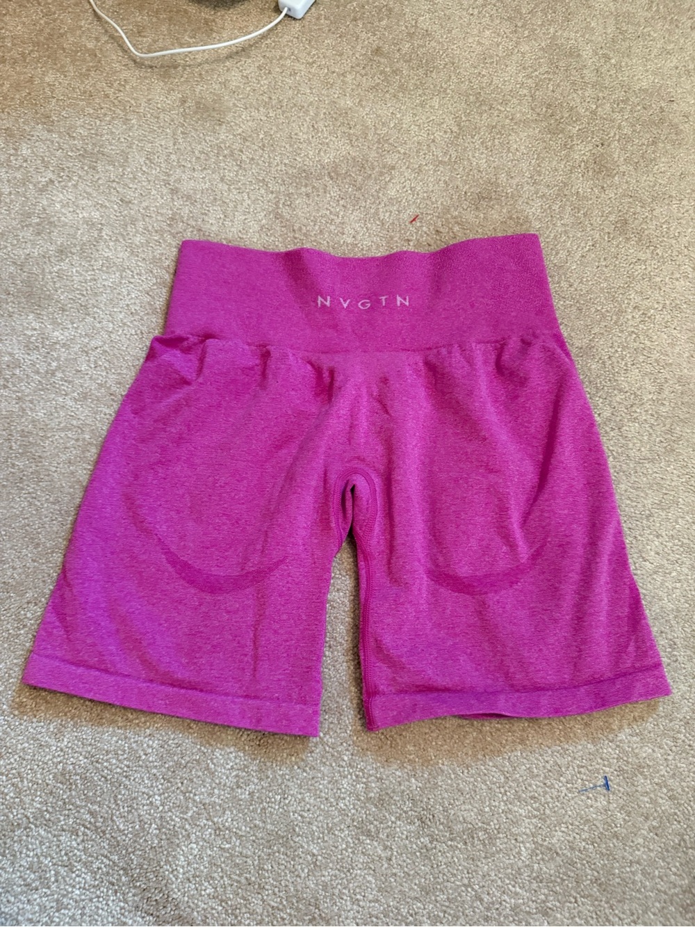 NVGTN Women's High-Waist Pink Biker Shorts